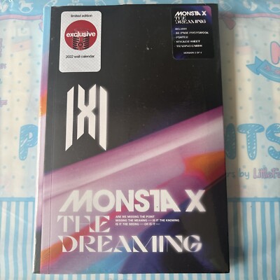 New: MONSTA X - The Dreaming CD (Deluxe Version I) Target Limited Edition