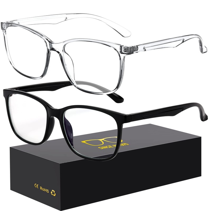 Blue-Light Blocking Fashionable Anti Eyestrain UV Glasses for Women Men