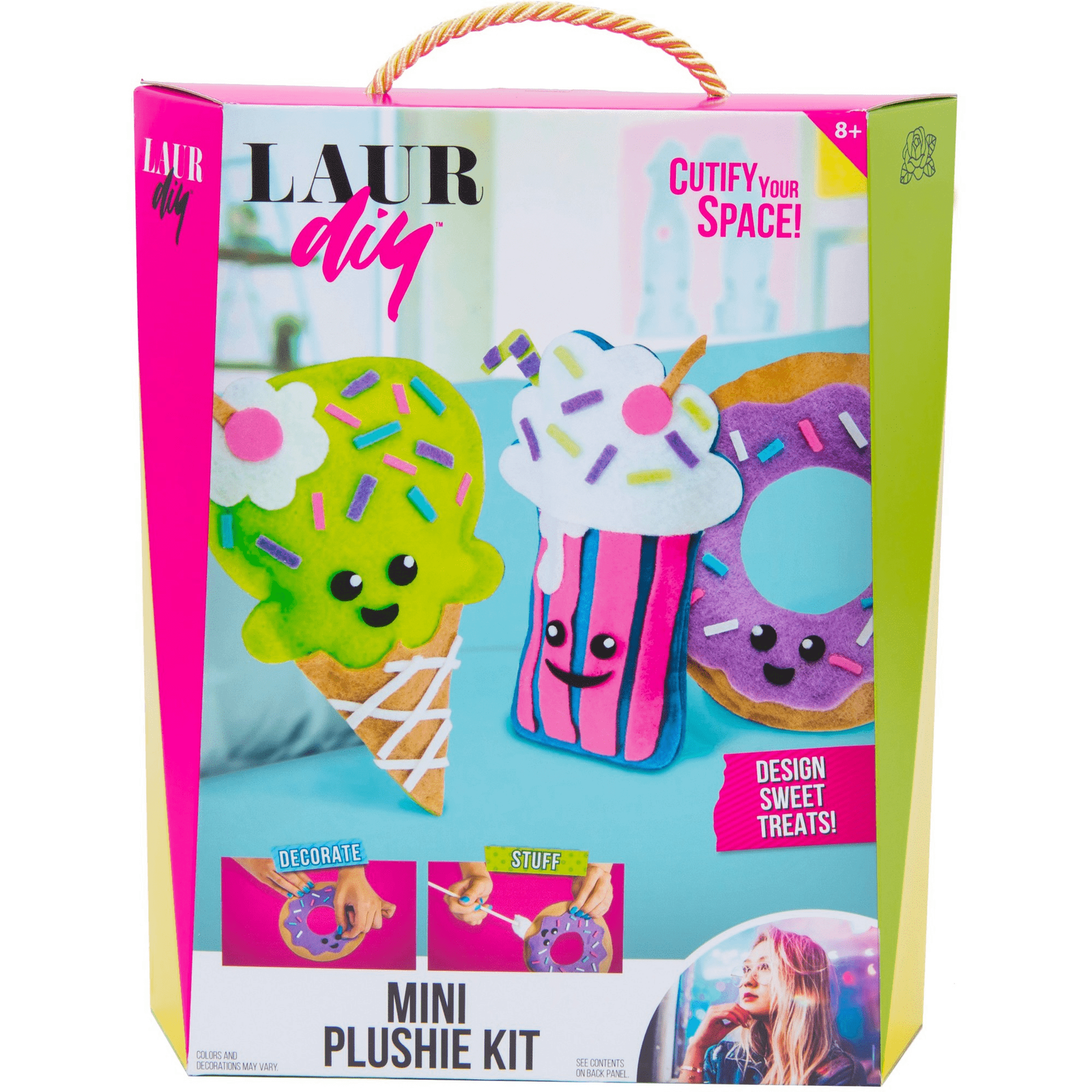 LaurDIY Mini Plushie Kit Cutify Your Space with Homemade Sweet