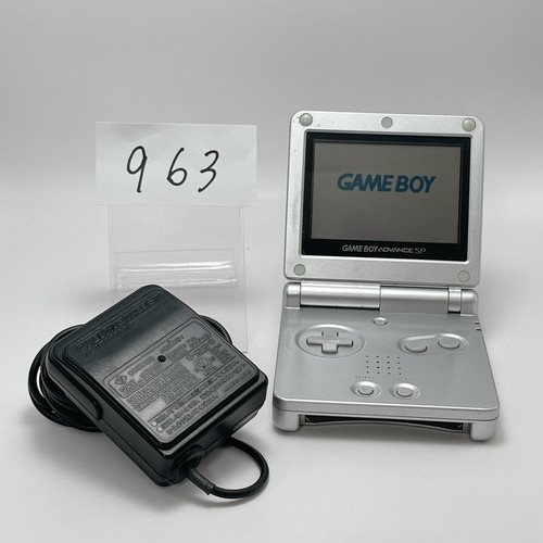 Nintendo Gameboy Advance SP Silver AGS-001 Tested GBA w