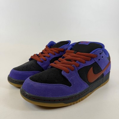 Nike SB Dunk Low Pro Persian Violet Cinnamon Off Noir HQ1625-500 Mens Size 12