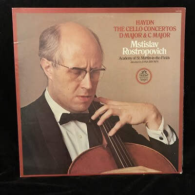 ROSTROPOVICH cello - HAYDN Cello Concertos - ASMF - ANGEL QUAD ST LP 1976