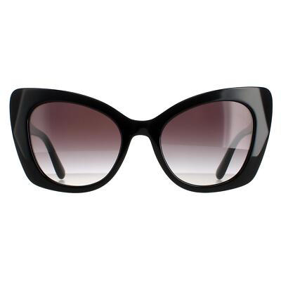 サングラス DOLCE & GABBANA Woman Sunglasses Black DG4405 328/8G Dolce&Gabbana DG4405 M (53 - 20) with Grey lenses and Black