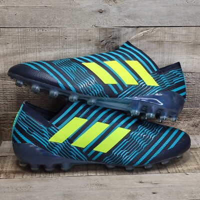   NWOT Adidas Mens Nemeziz 17+ 360 AG  S82271 Blue Ground Soccer Shoe Cleat 13