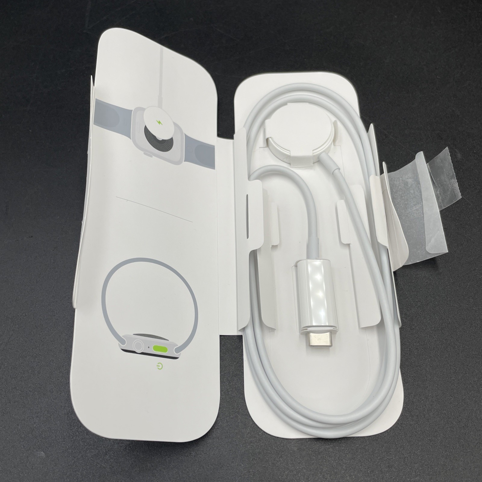 Apple Watch Magnetic Fast Charger to USB-C Cable (1 m / 3.3-Ft) - White (A2652)