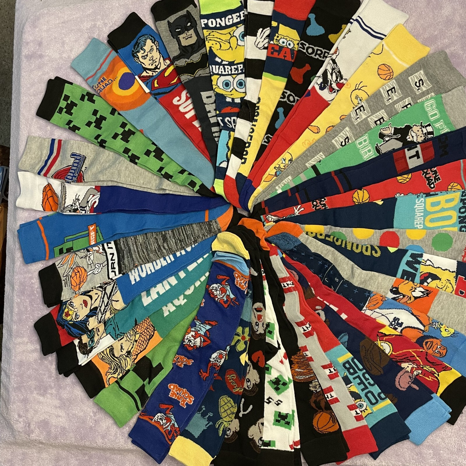 For Men And Teens ~ Justice League, Hasbro, Space Jam, Spong