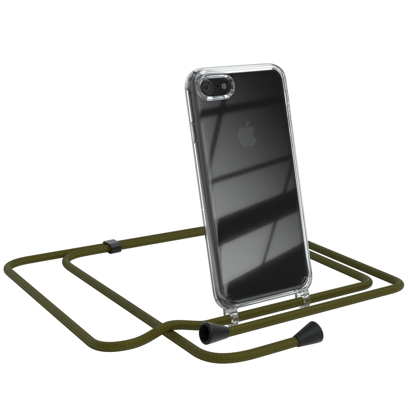 Fr Apple iPhone SE 2022 / 2020 / 8 / 7 Handyhlle Umhngen Kordel Kette  Grn | eBay