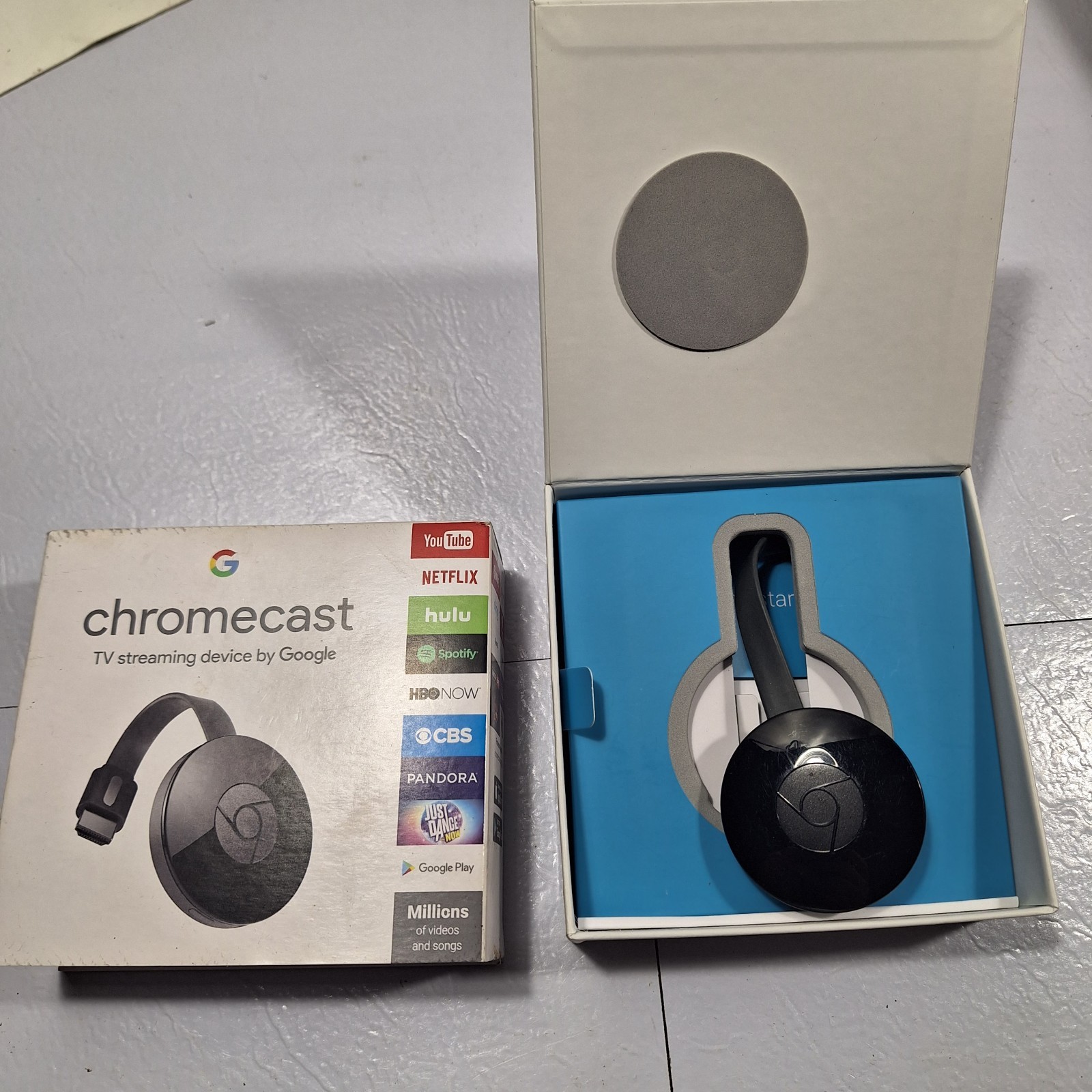 Google Chromecast 2nd Gen HD Video Media Streaming No power