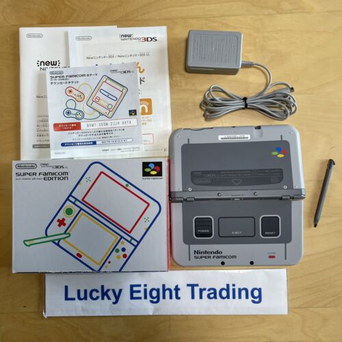 New Nintendo 3DS XL LL Super Famicom Edition Console Box New Nintendo 3DS XL LL Super Famicom Edition Console Box