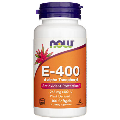 NOW FOODS Vitamin E-400 100 Kapseln