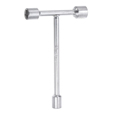 3-Way Wrench 10mm 12mm 14mm Socket T Handle for Repairing Bicycle and DIY