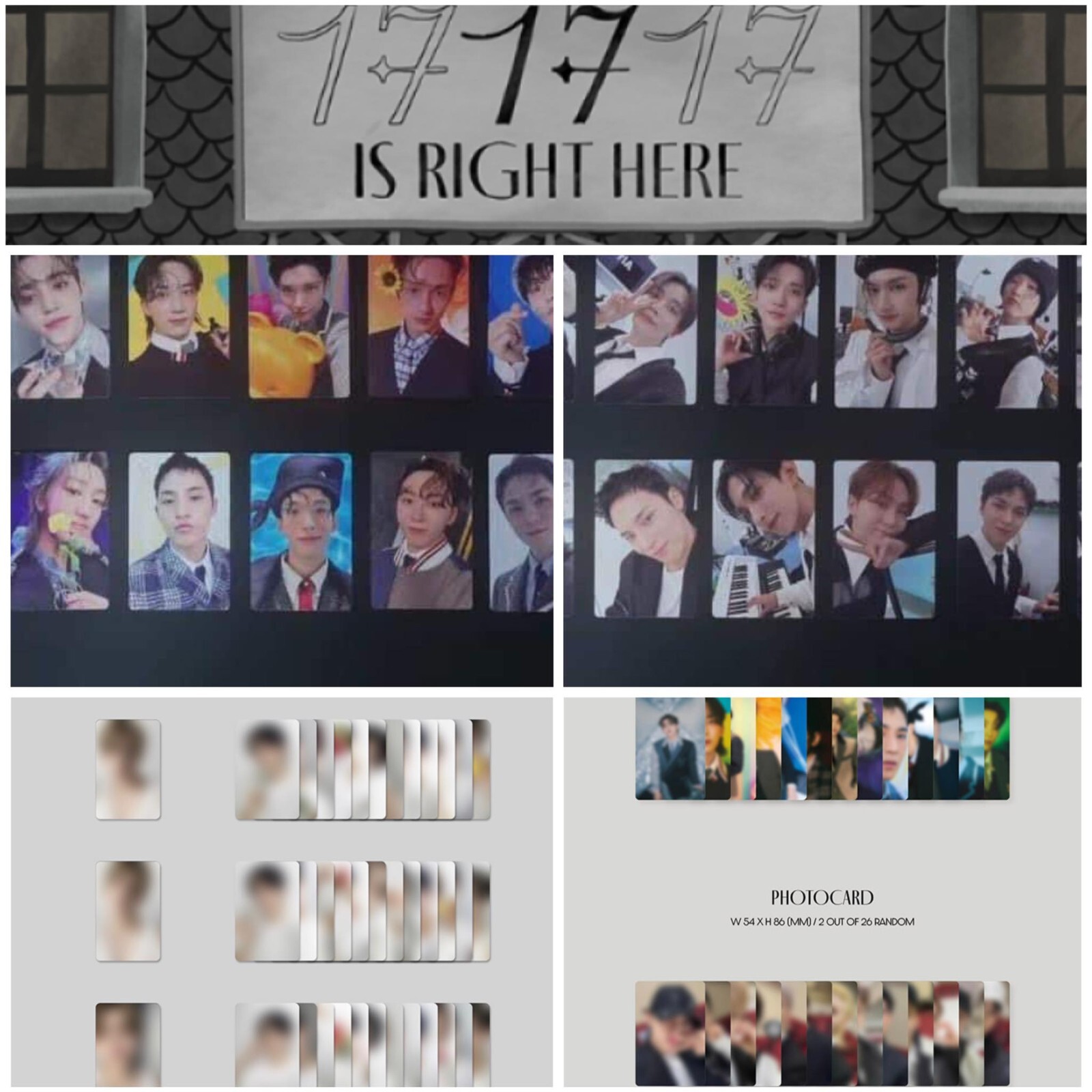 SEVENTEEN album 17 IS RIGHT HERE Dear ver_photobook SEVENTEEN album 17 IS RIGHT HERE Dear ver_photobook