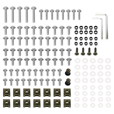 155x Fairing Bolt Screws Kit For Kawasaki KLR250 KLR650 / Zephyr 550 750 / ER-6N