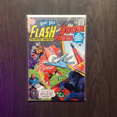 Brave and the Bold #65: DC Comics (1966) PO - Doom Patrol, The Flash