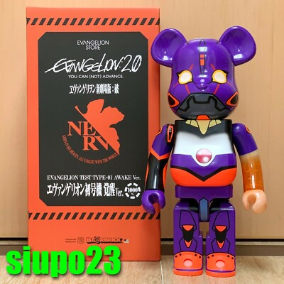 Medicom 1000% Bearbrck ~ EVANGELION Store Eva 01 Awakening