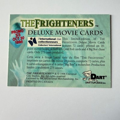 1996 Dart The Frighterners #Promo 3/3 Oct 20 1996