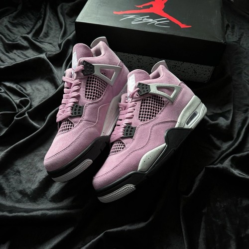 Pre-owned Jordan Nike Air  4 Retro Orchid Aq9129-501 Sizes 5-12 Women's Fast Ship In Purple