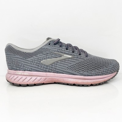 Brooks Womens Revel 3 1203021B043 Серые кроссовки для бега Размер 6,5 B