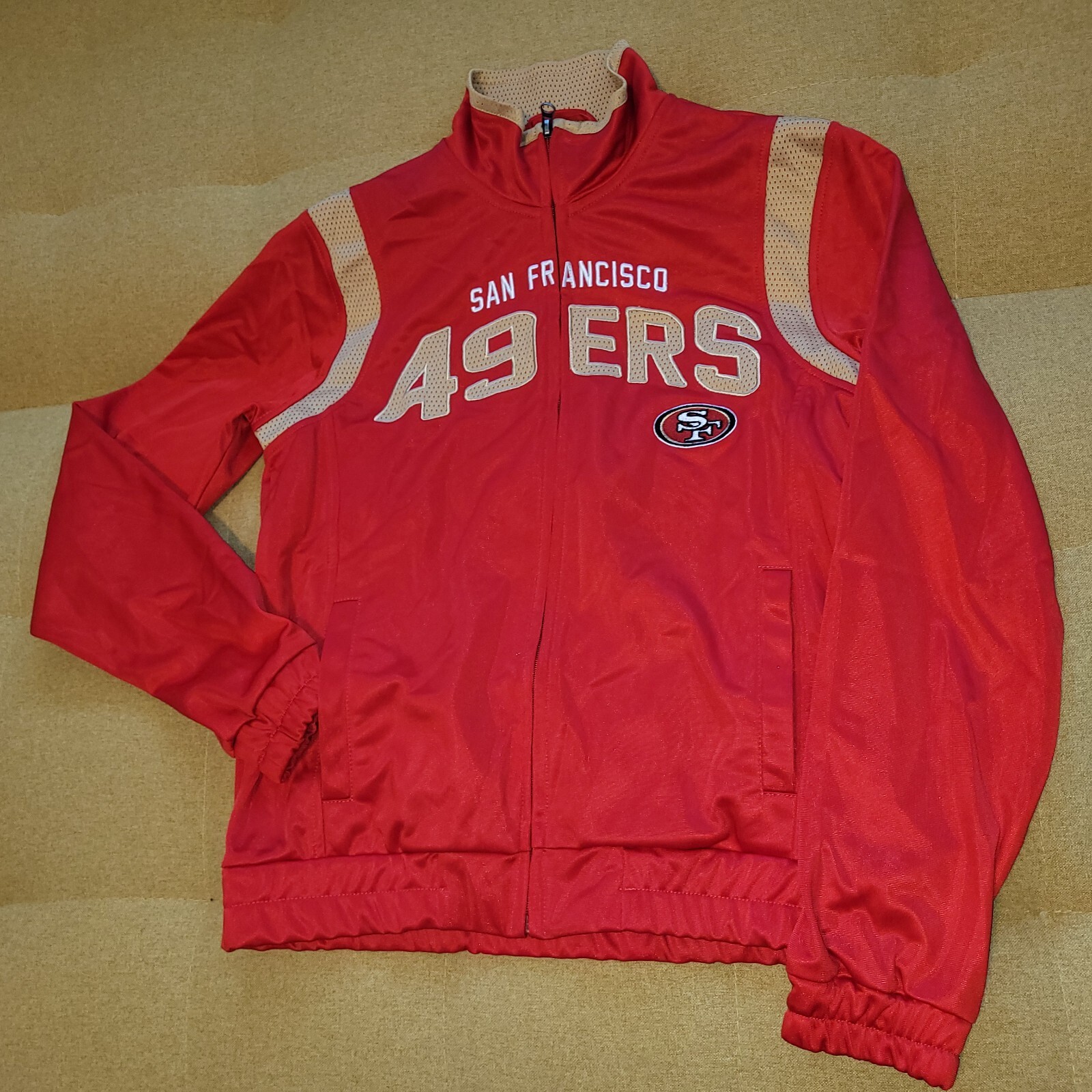 San Francisco 49ers Red Track Jacket - Womens Small (SFN0007