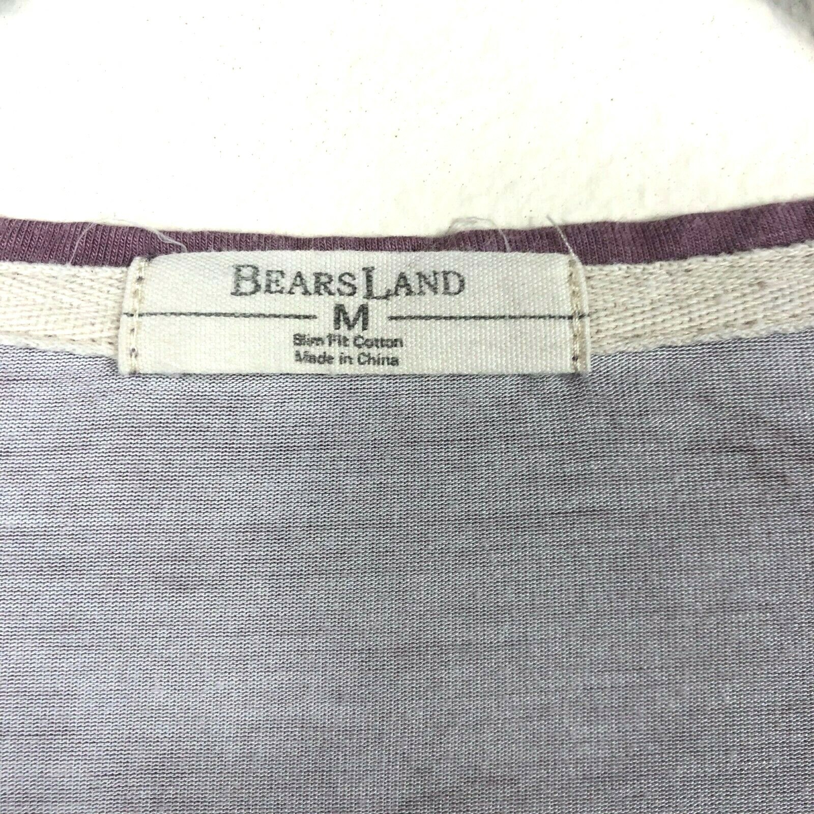 Bears Land Womens Size Large Purple Floral Long Sleeve Nursing Tee Shirt Blouse