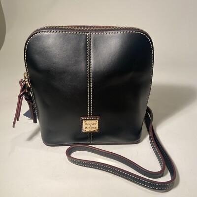 Dooney & Bourke Trixie Crossbody Black Smooth Leather NWT, COA, Dust Jacket
