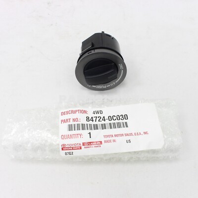 Toyota Sequoia Tundra OEM Genuine 4 Wheel Drive Control