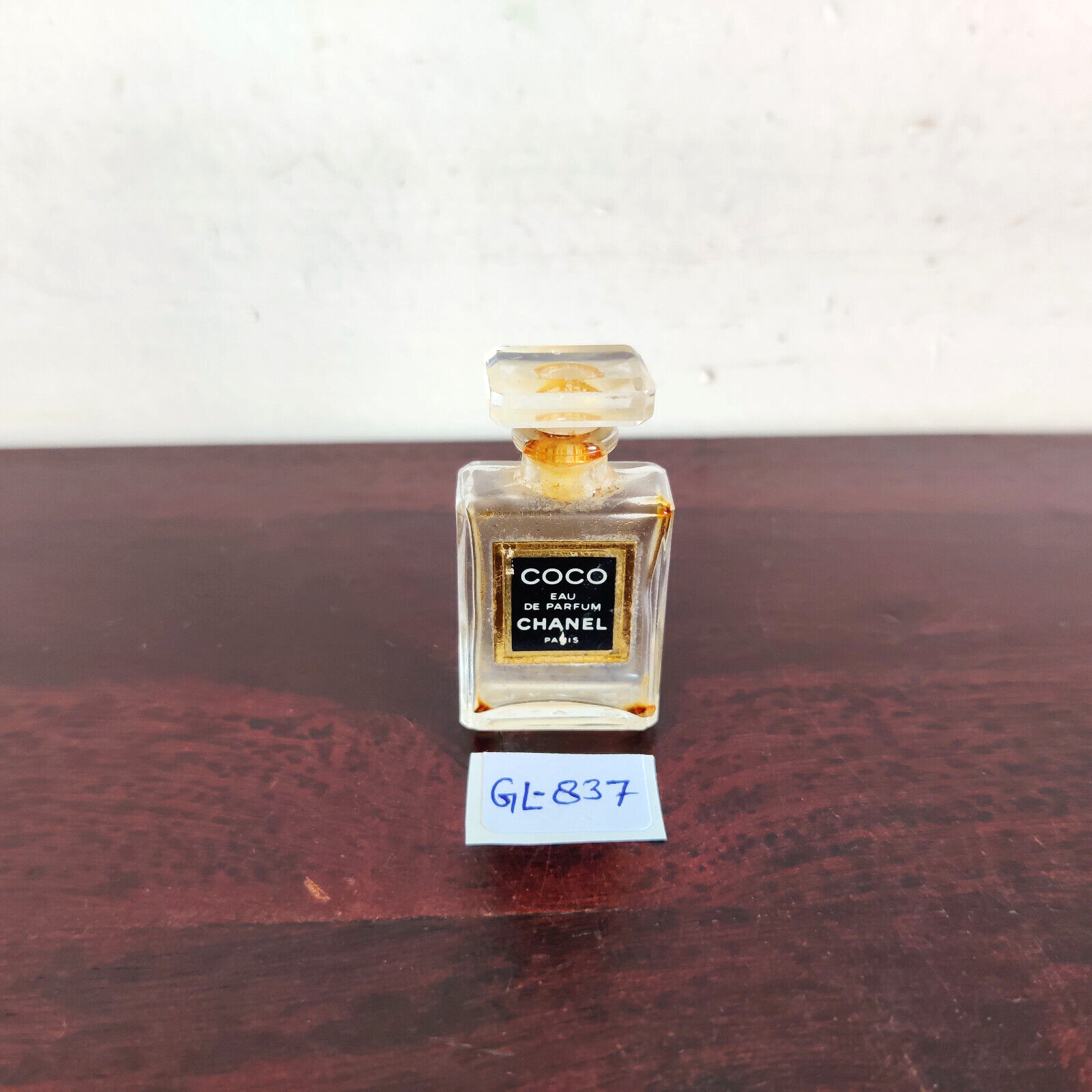 Vintage Coco Eau De Parfum Chanel Glass Perfume Bottle France