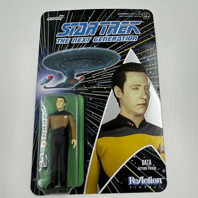 Super7 Star Trek The Next Generation 3.75'' Lieutenant Data Action Figure - NEW