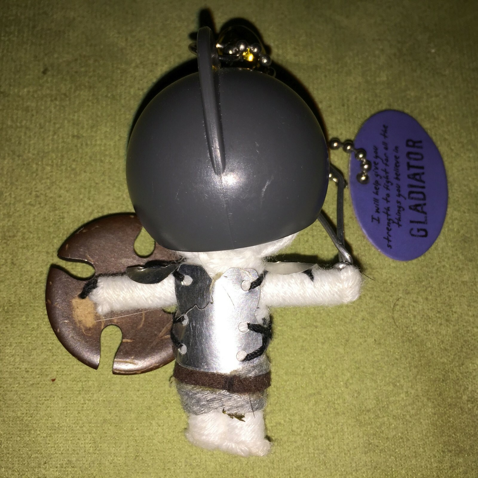 Watchover VOODOO DOLL Keychain GLADIATOR Fight For Your Rights 3