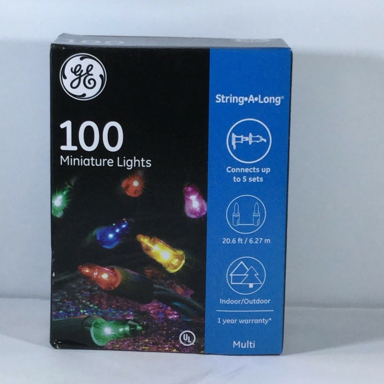 GE String A Long 100 Miniature String Lights Multi Color Christmas Party Wedding