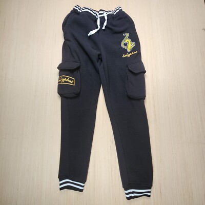 Baby Phat Sweatpants Joggers Womens Cargo Black White Size Small