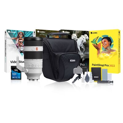 Sony FE 100-400mm f/4.5-5.6 GM OSS Lens Bundle