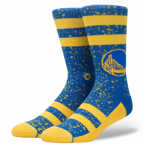[M558B17OWA-BLU] Мужские носки Stance NBA Golden State Warriors с напылением