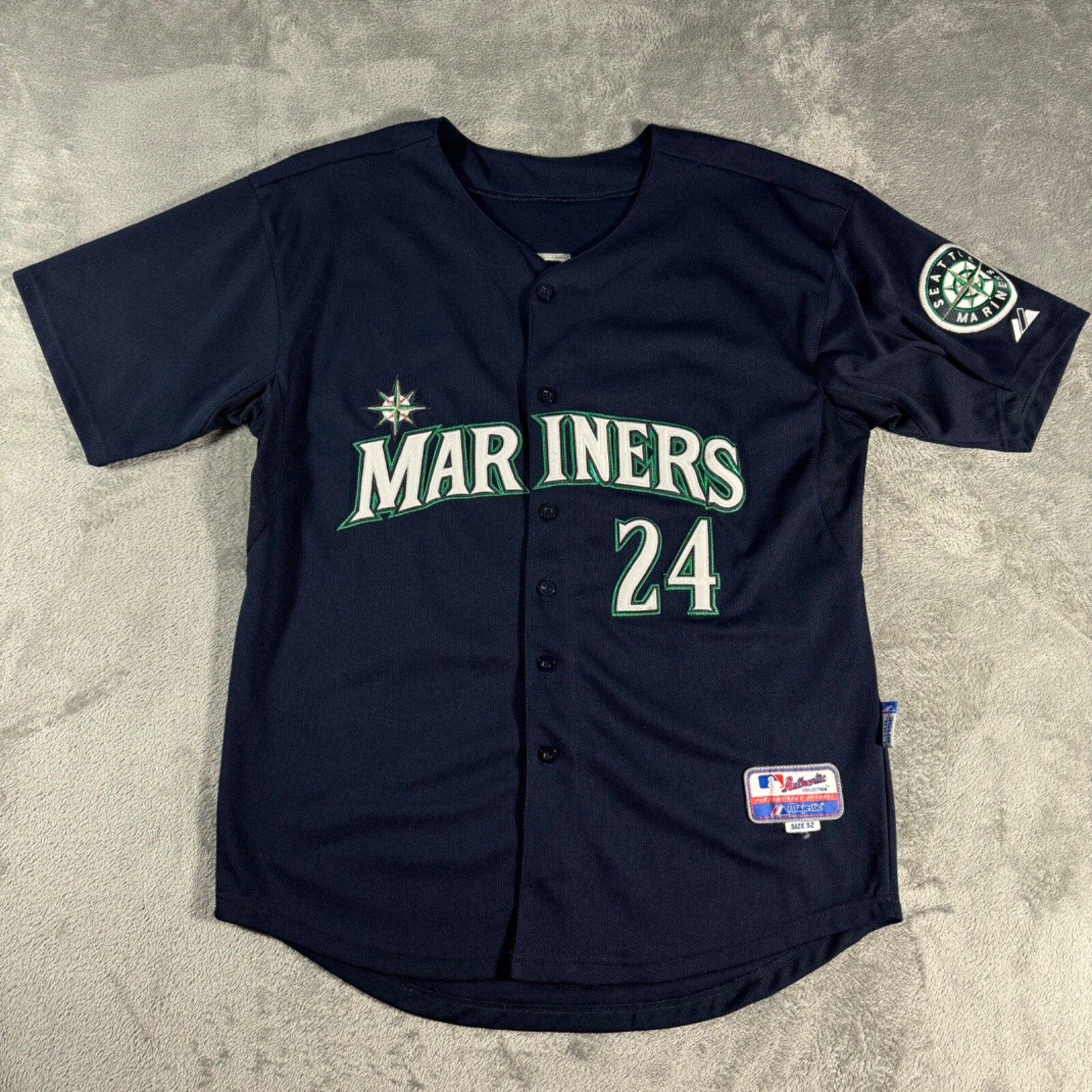 マリナーズ GRIFFEY 24 ユニフォーム Nike Adult Seattle Mariners Ken Griffey Jr. #24 Green