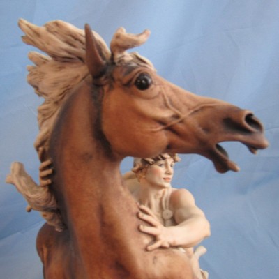 Giuseppe Armani FREEDOM-MAN & HORSE 906C Porcelain Figurine Limited Edition