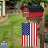 Outdoor 12x18 Inch Double Sided American Garden Flag American 4th of July Decorative Flag Fade Resistant Banner for Yard Lawn Home Decor