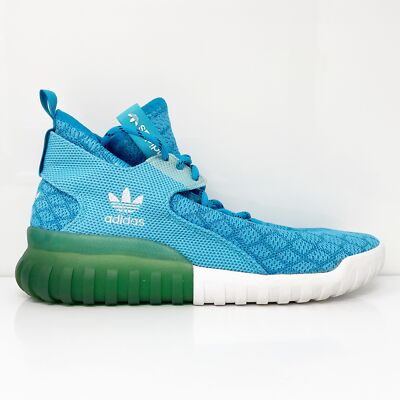 

Adidas Mens Tubular X Primeknit B25592 Синие баскетбольные кроссовки Размер 9.5, Синий, Tubular X Primeknit