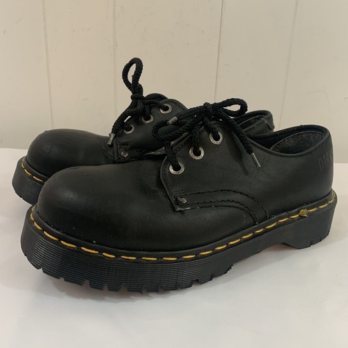 Vintage Dr Martens AirWair Size Uk 6 Made In England Steel