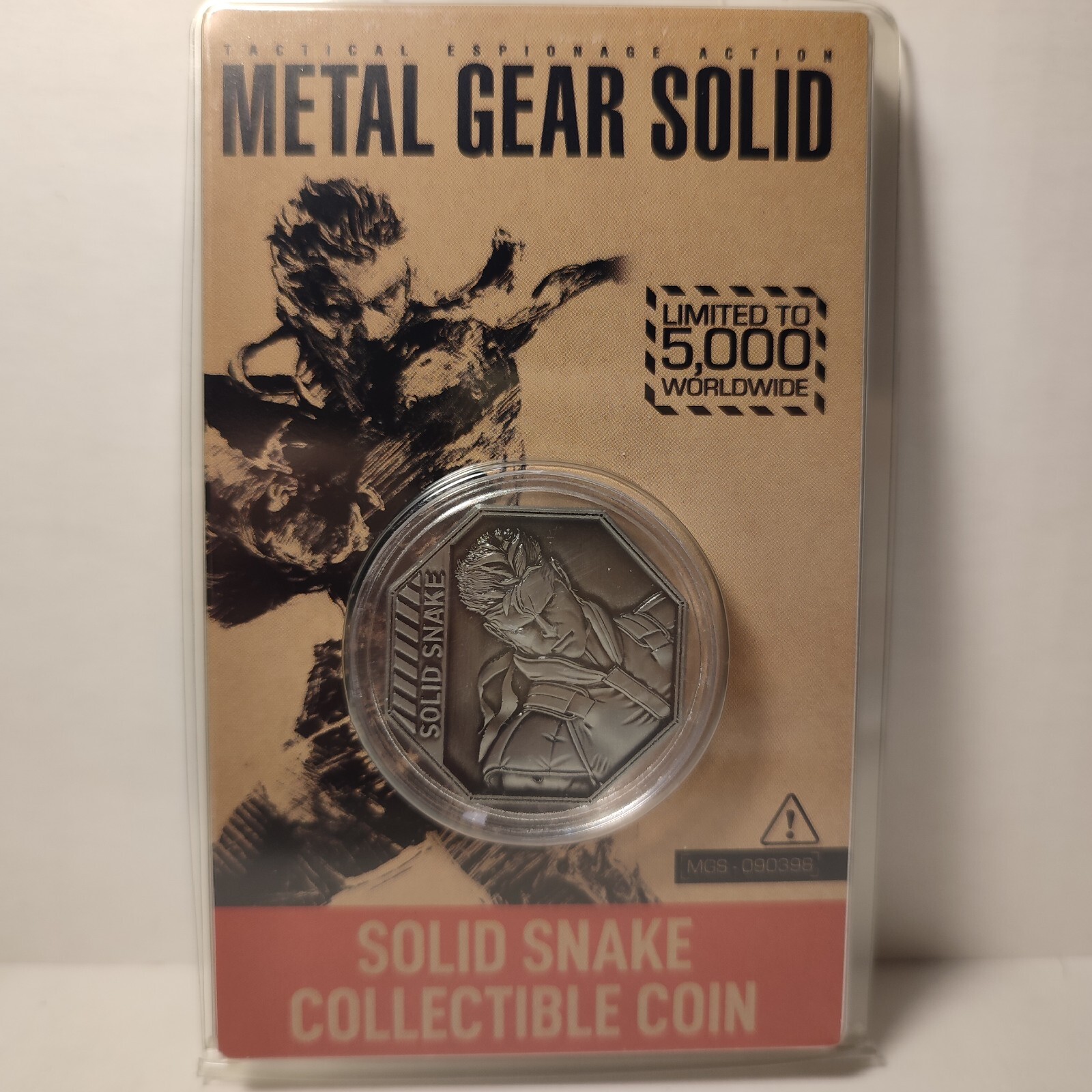 Metal Gear Solid Snake Coin Official Konami Limited Edition