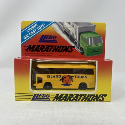 Lledo Marathons Double Decker Bus Island Tours Unpunched
