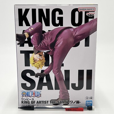 One Piece THE SANJI Figure King Of Artist Kicking Pose Wano Kuni Japan BANPRESTO
