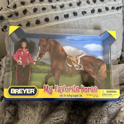 New  Breyer Horse #1409 Let s Go Riding English Marabella Tack Doll Set