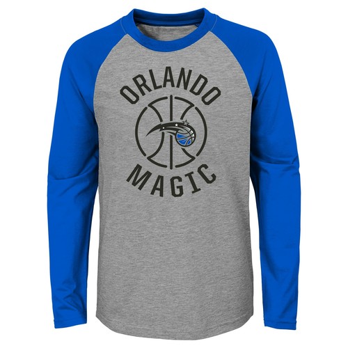 Футболка Outerstuff NBA Youth Boys Orlando Magic Fadeaway реглан с длинными рукавами