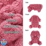 Dog Sweaters for Small Dogs Fleece Small Dog Pajamas Pet Clothes Cat Sweater Fall Winter Warm Puppy Clothes Boy Girl Doggie Outfits Jumpsuits for Chihuahua Yorkie, Rose Pink,XS