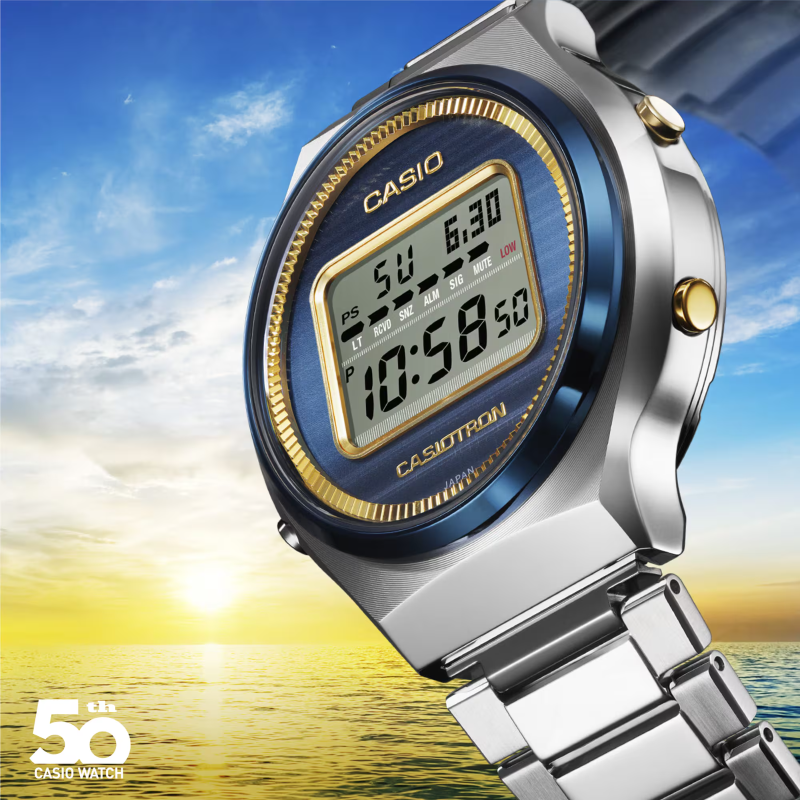 Pre-owned Casio 50th Anniversary Tron Watch Quartz Trn-50ss-2ajr Japan [preorder]
