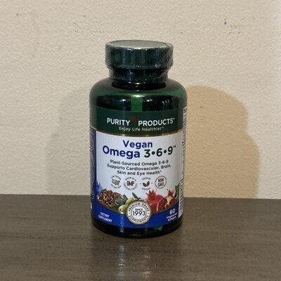 Omega 3-6-9 Vegan and Vegetarian Omega Formula - 5 in 1  Essential Fatty Acid C