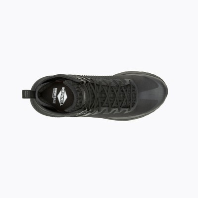 Pre-owned Merrell Men Agility Peak 5 Tactical Mid Shoes In Black