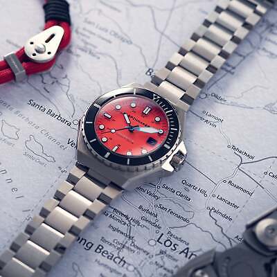 Pre-owned Spinnaker Dumas Stainless Steel 44mm Japanese Automatic Wristwatch