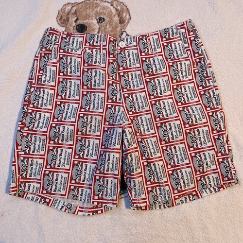 PRINT SHORTS human made budweiser パンツ Budweiser By PacSun Camouflage High Waisted Denim Jorts | PacSun