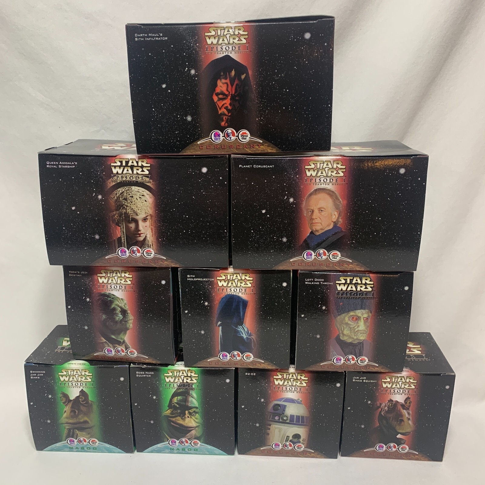 【激レア】スターウォーズ ダースモール ピザハット 1999年 箱 スターウォーズ ダースモール ピザハット 1999年 箱